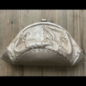 Authentic Bottega Veneta soft leather Clutch